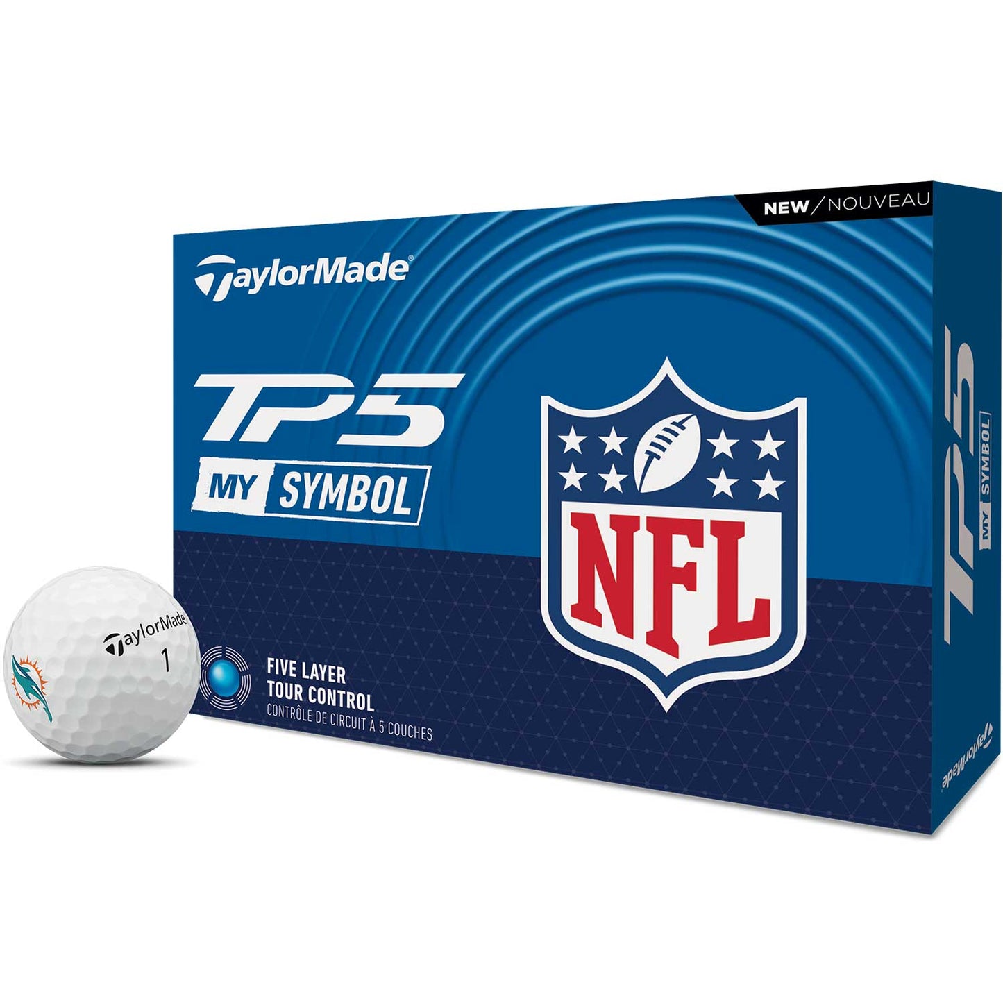 TaylorMade TP5 NFL Logo Golf Balls