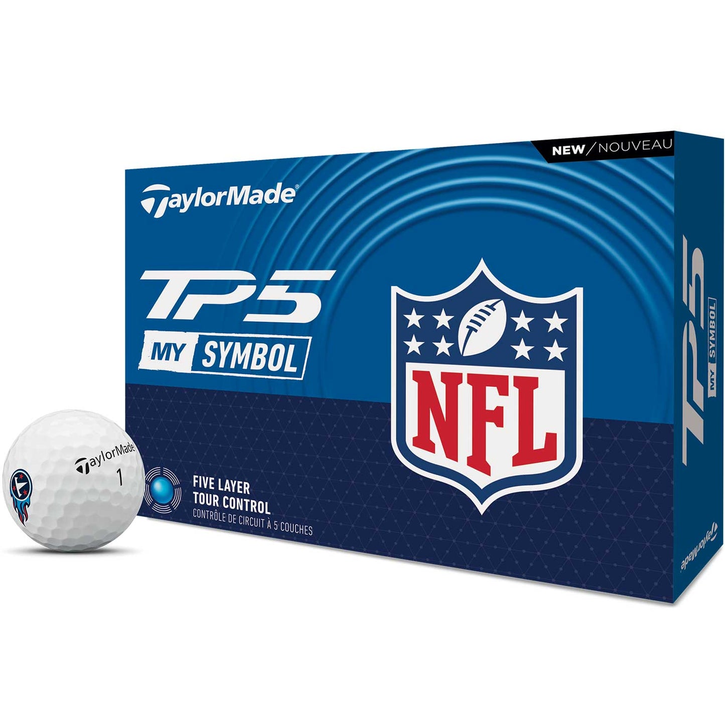 TaylorMade TP5 NFL Logo Golf Balls