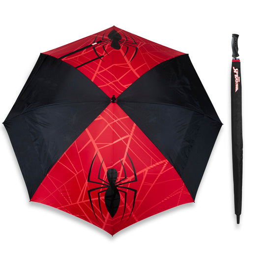 Team Effort Marvel Spider-Man 62 Inch WindSheer Lite Golf Umbrella