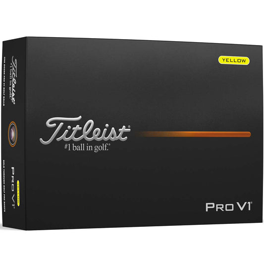 Titleist Pro V1 Yellow Personalized Golf Balls
