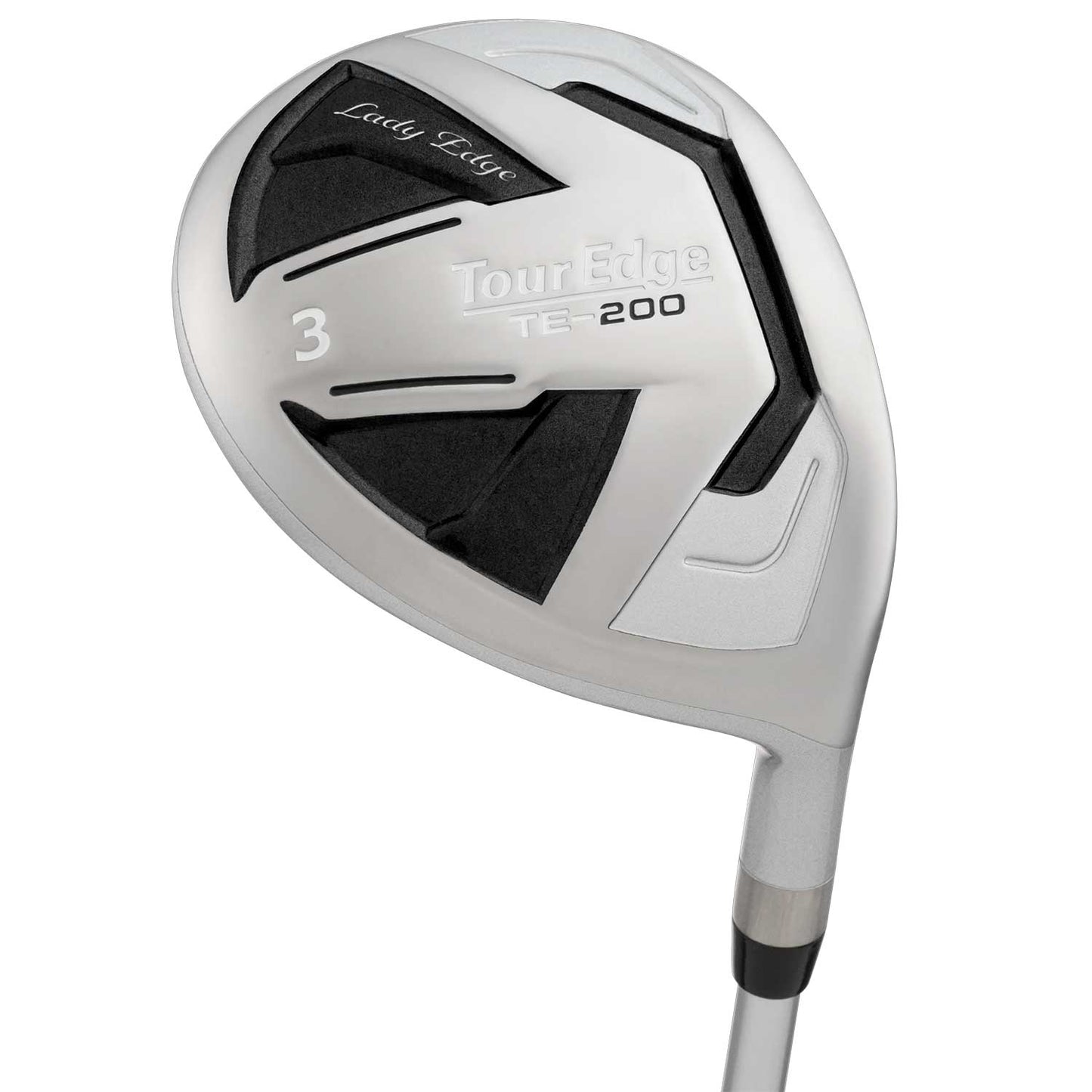 Tour Edge Women's TE-200 Lady Edge Complete Set Black/Silver