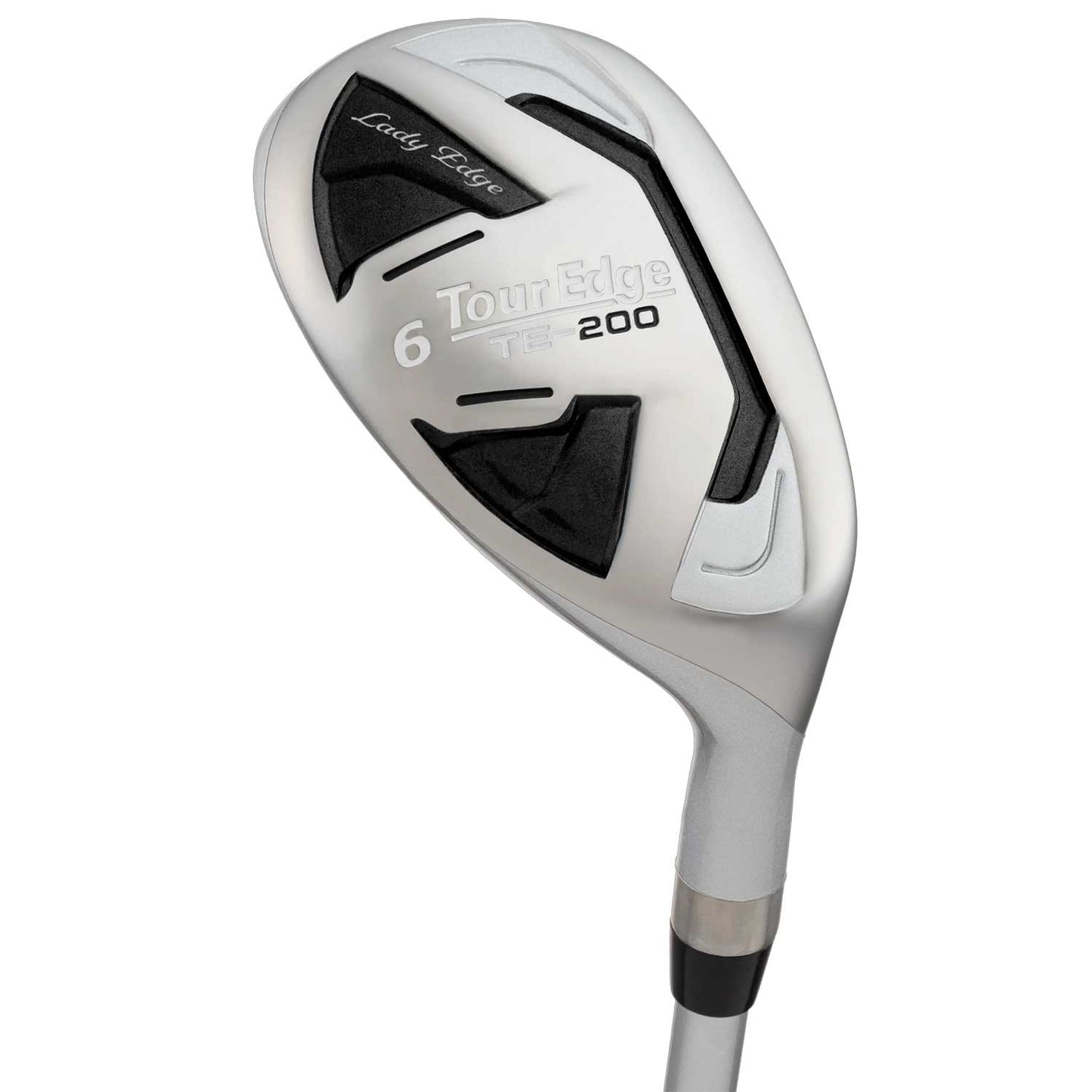 Tour Edge Women's TE-200 Lady Edge Complete Set Black/Silver