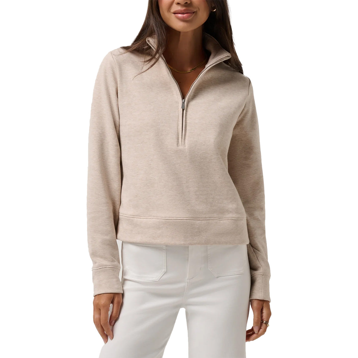 TravisMathew Women's Cloud Fleece 2.0 1/2 Zip Golf Pullover