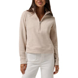 TravisMathew Women's Cloud Fleece 2.0 1/2 Zip Golf Pullover