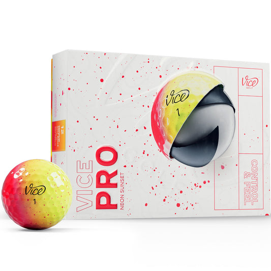 Vice Pro Neon Sunset Golf Balls