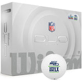 Wilson DUO Soft Seattle Seahawks Super Bowl LX Champions Golf Balls