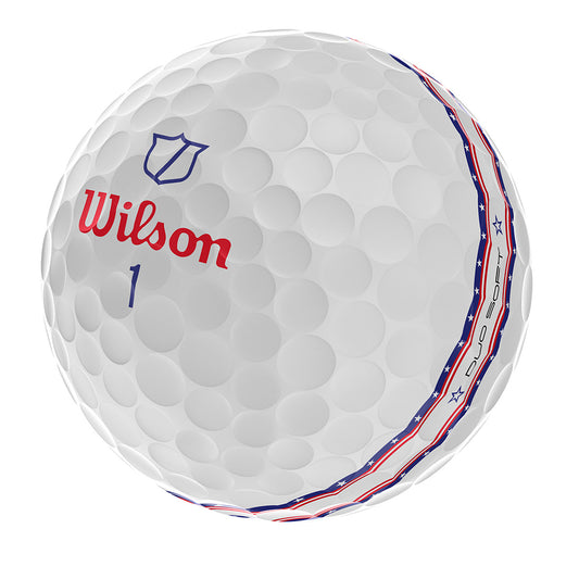 Wilson DUO Soft TRK360 USA Stars & Stripes Golf Balls