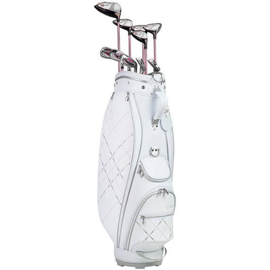 XXIO Women's 13 10-Piece Complete Set White/Bordeaux