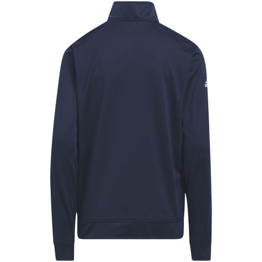 Adidas 2023 Boys Heather Quarter Zip Pullover