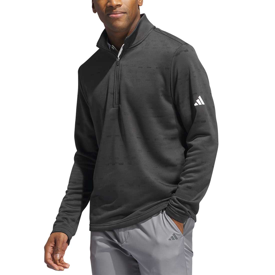 トップス 2000 Adidas Core Printed Quarter Zip – Golf Discount