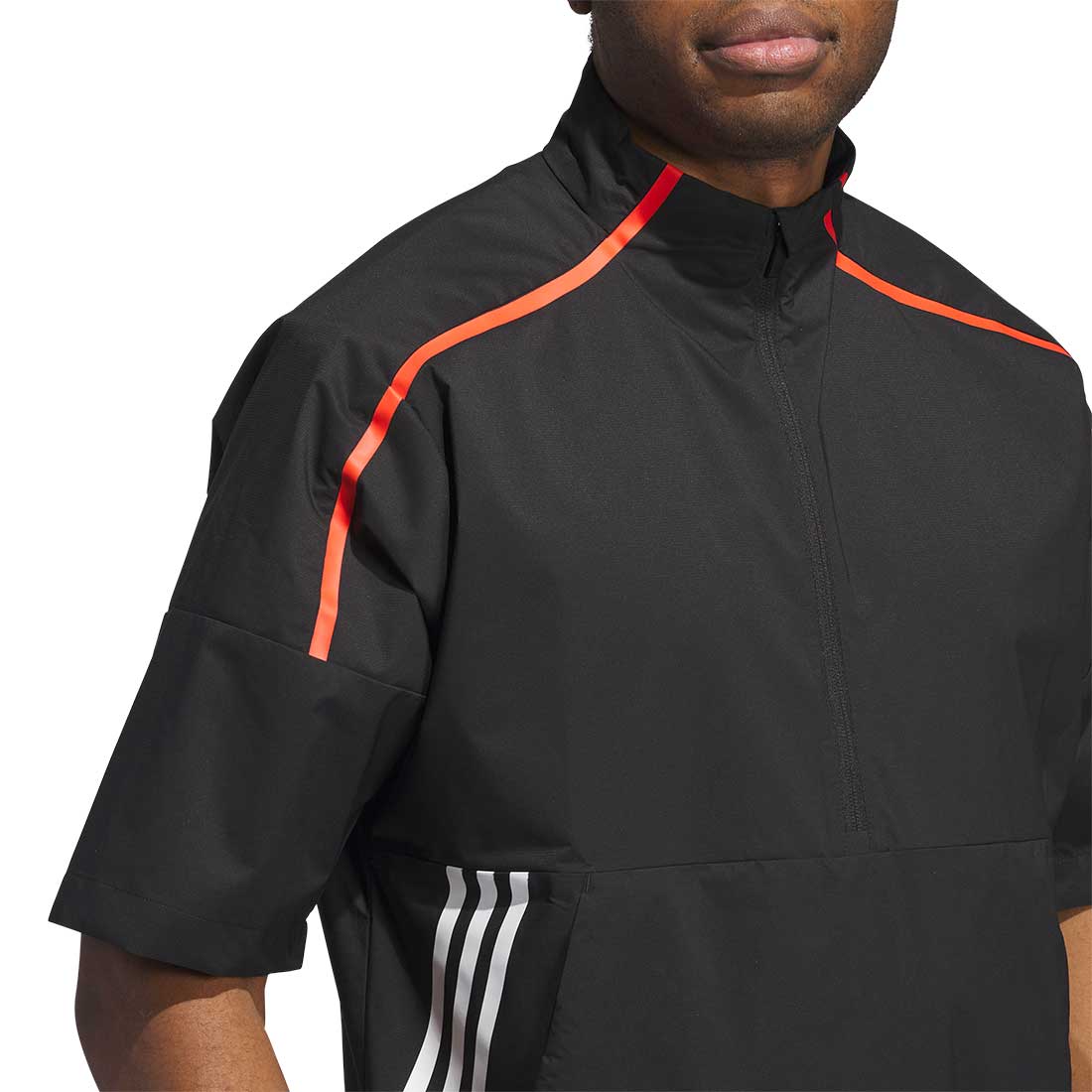 Adidas Core Provisional Short Sleeve Half Zip Rain Jacket – Golf