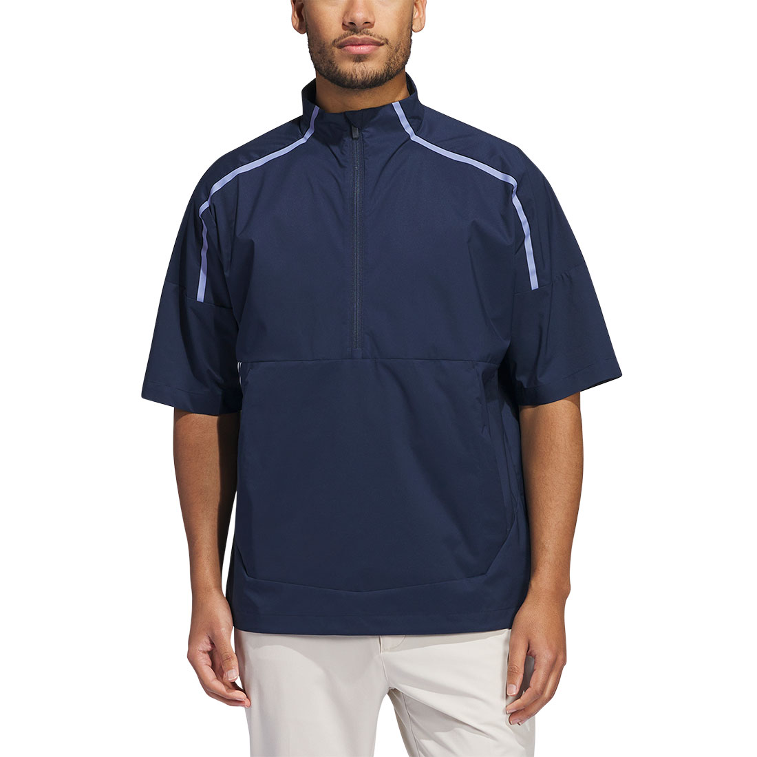 Adidas Core Provisional Short Sleeve Half Zip Rain Jacket – Golf