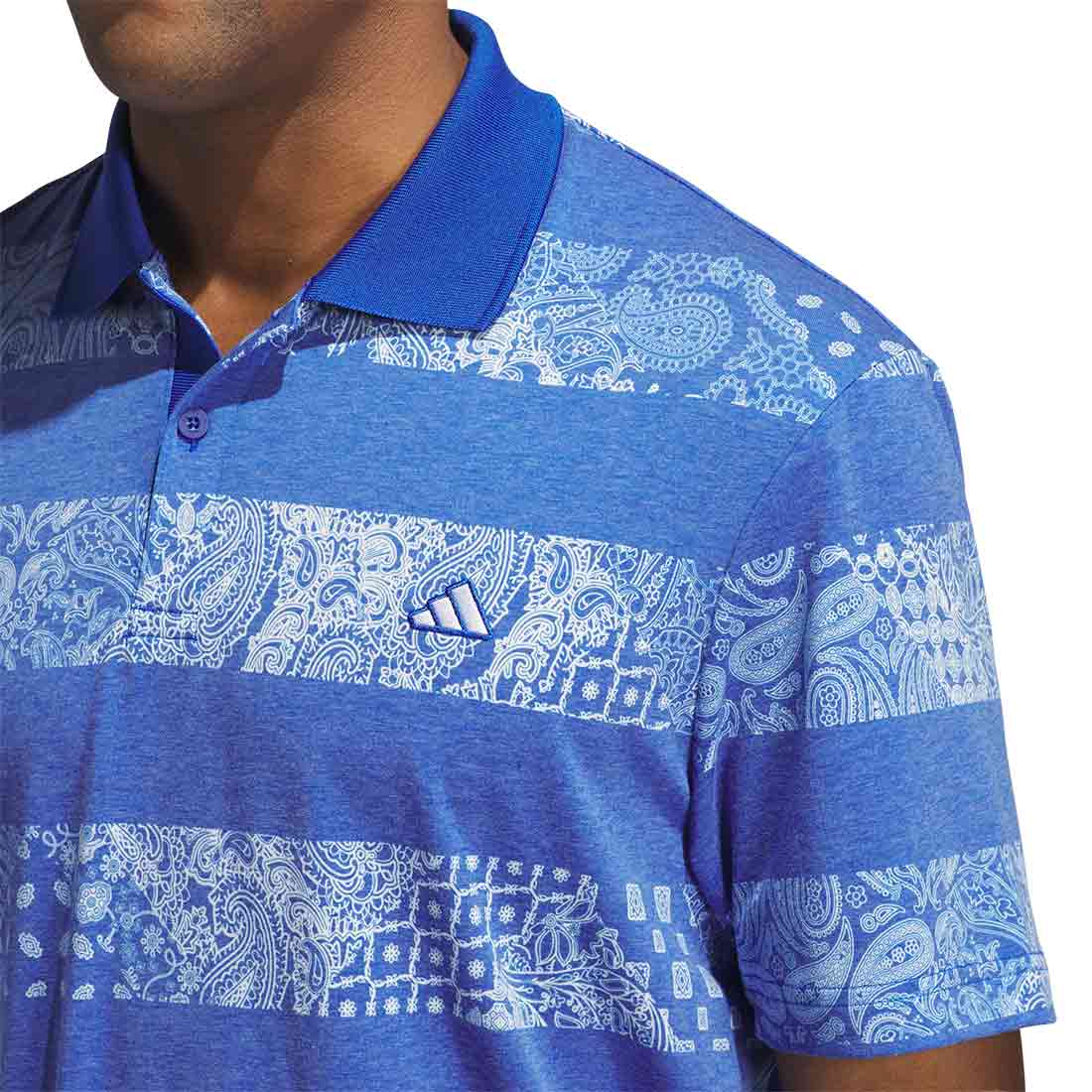 Adidas Go To Print Stripe Polo