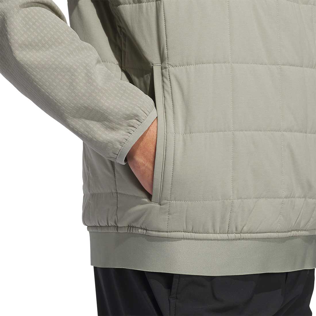 Adidas Ultimate365 Quilted DWR Half Zip Pullover