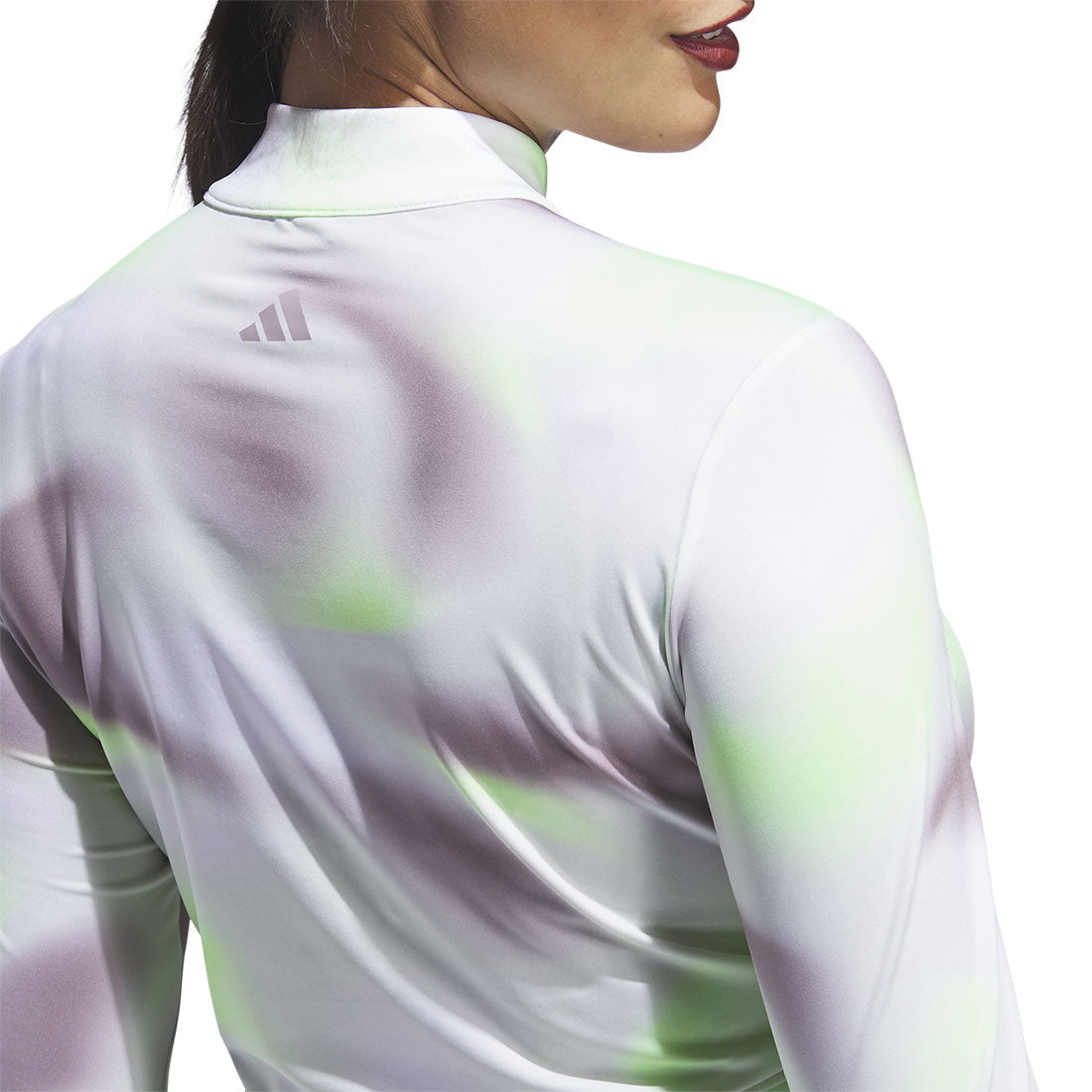 Adidas Women's Ultimate365 Printed Quarter Zip Mock