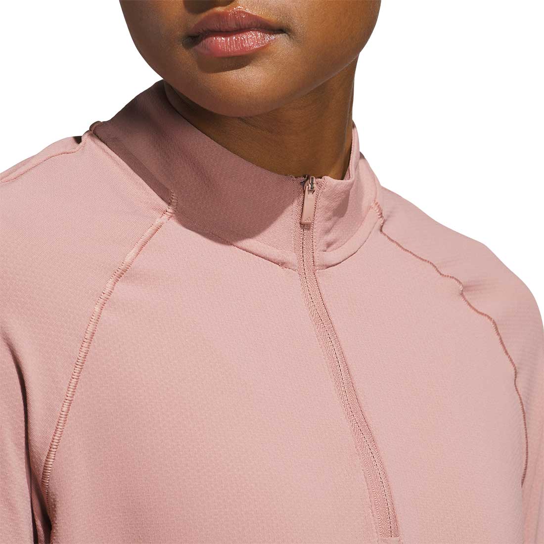 Adidas Women's Ultimate365 Solid 1/4 Zip Golf Mock