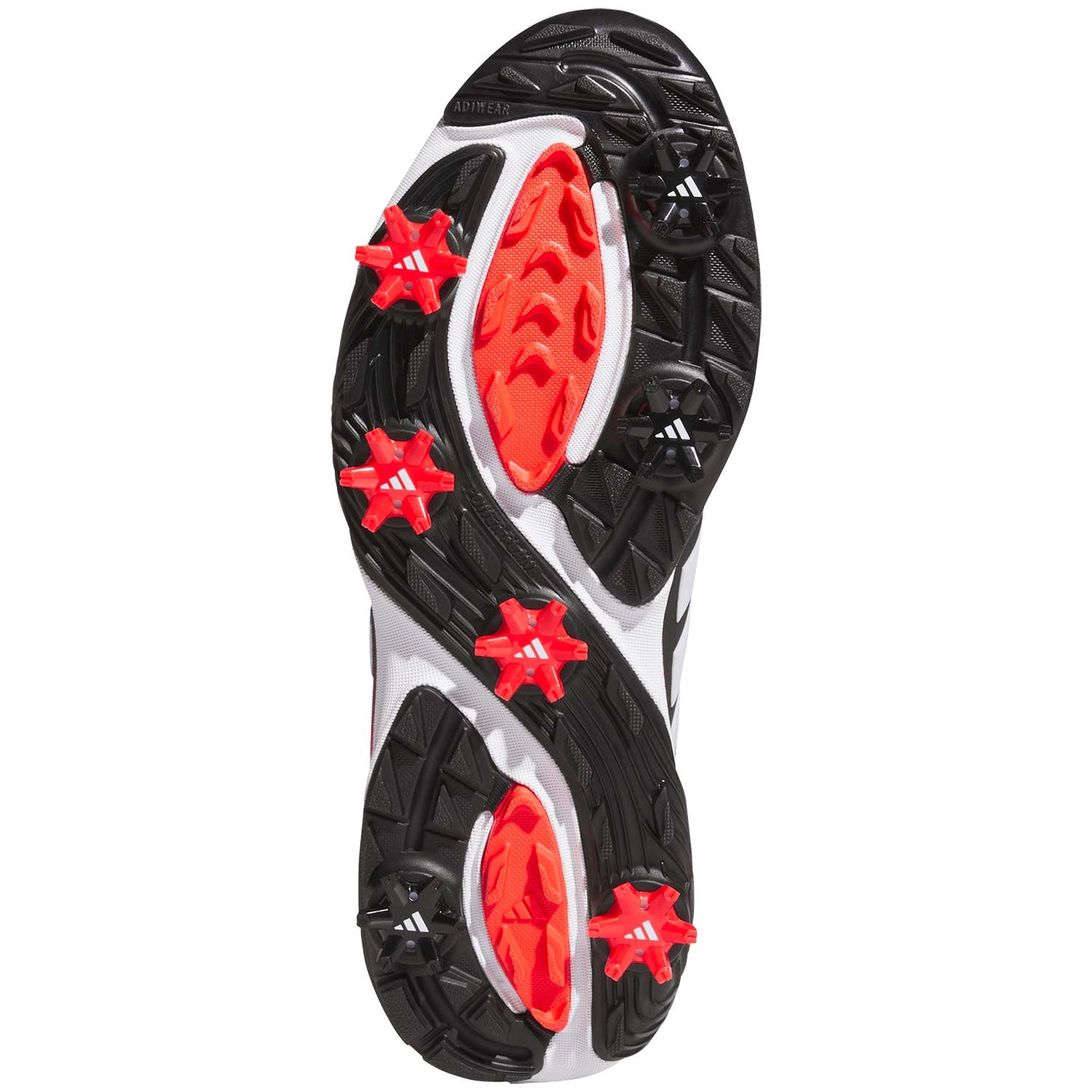 Adidas Adipower 26 Golf Shoes Black/White/Lucid Red