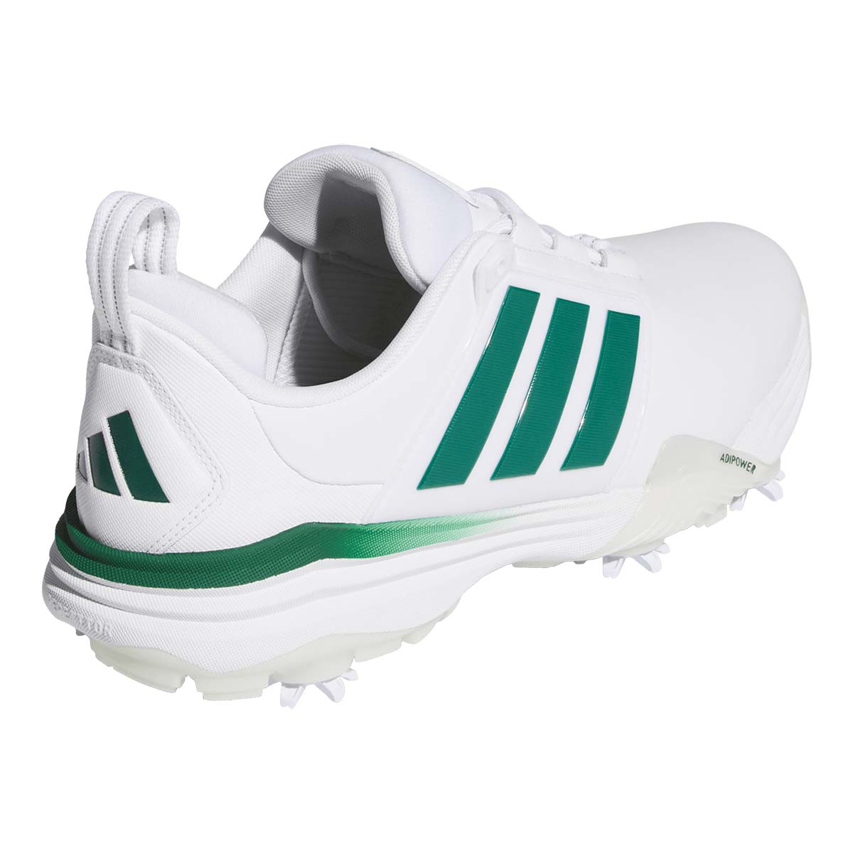 Adidas Adipower 26 Golf Shoes White/Collegiate Green/Crystal White