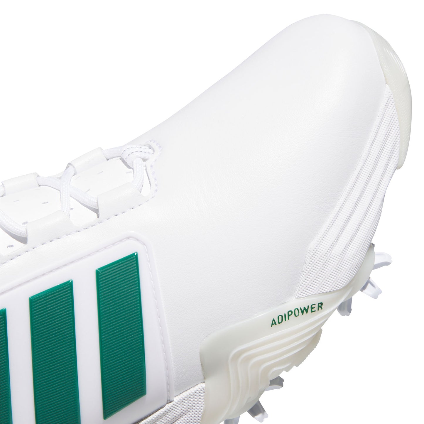 Adidas Adipower 26 Golf Shoes White/Collegiate Green/Crystal White