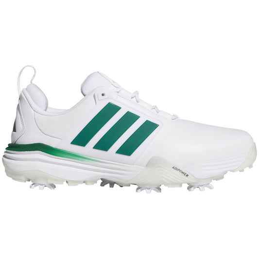 Adidas Adipower 26 Golf Shoes White/Collegiate Green/Crystal White