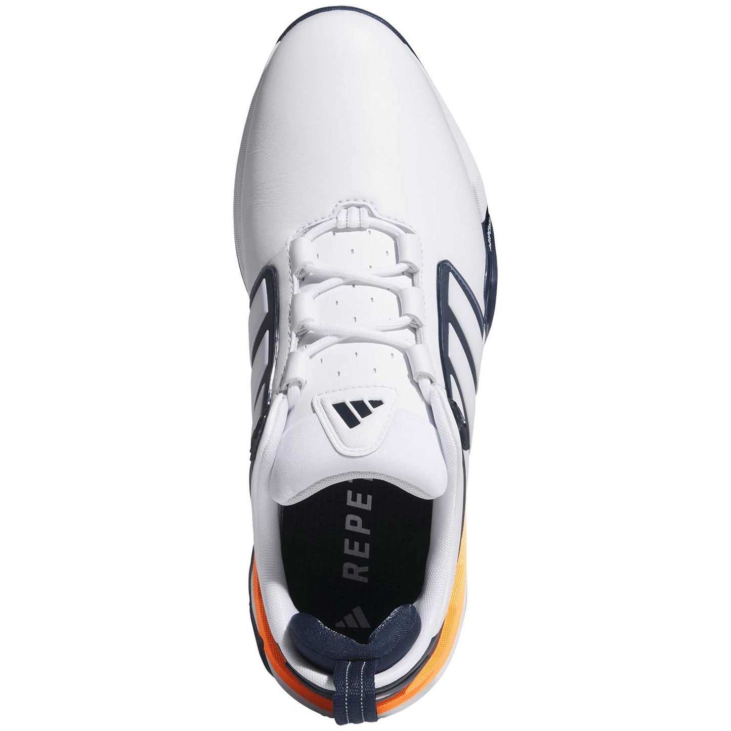 Adidas Adipower 26 Golf Shoes White/Collegiate Navy/Lucid Orange