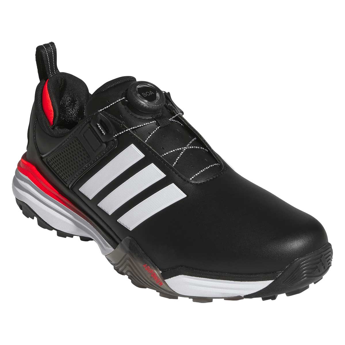 Adidas Adipower 26 SL BOA Golf Shoes Black/White/Lucid Red – Golf