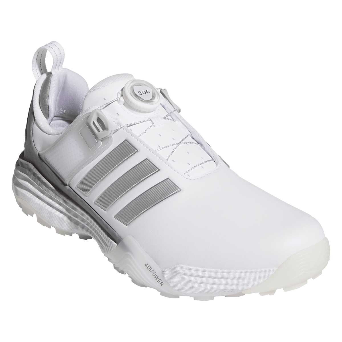 Adidas Adipower 26 SL BOA Golf Shoes White/Silver/Grey Two