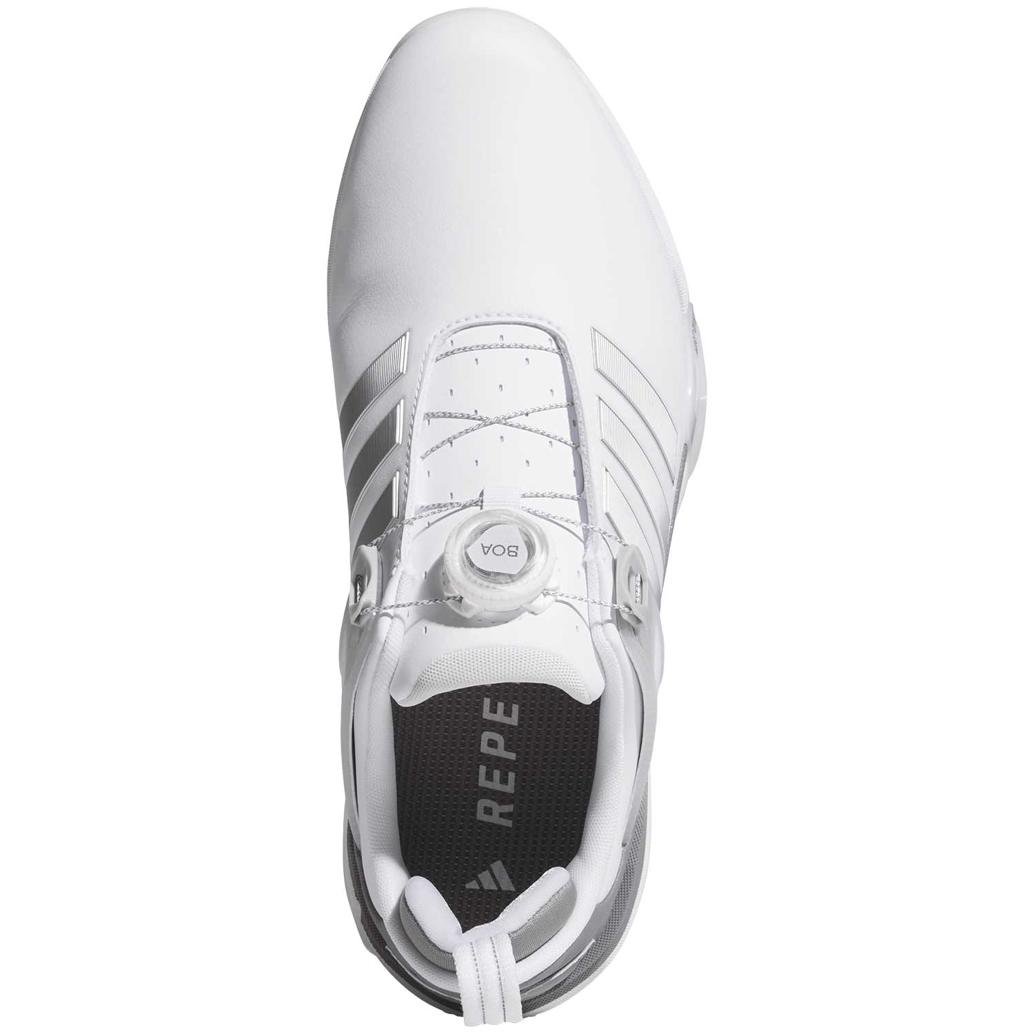 Adidas Adipower 26 SL BOA Golf Shoes White/Silver/Grey Two – Golf