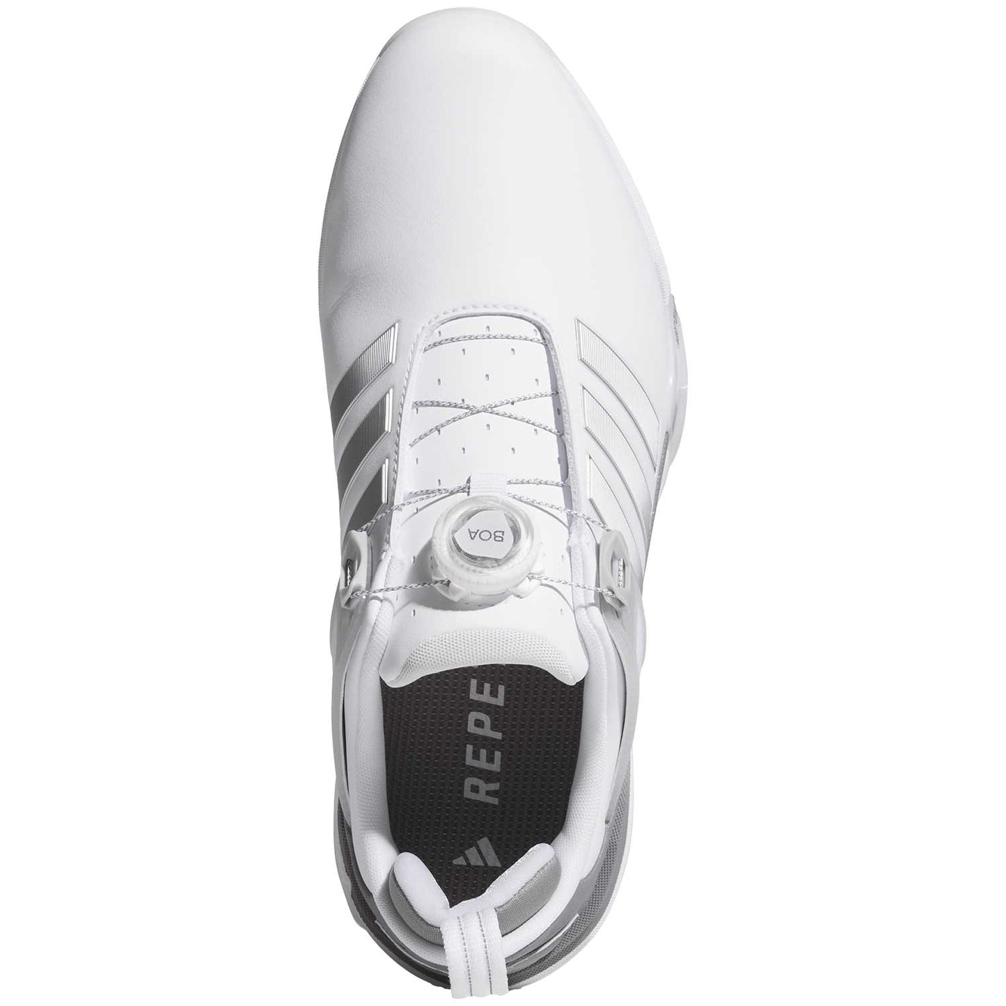 Adidas Adipower 26 SL BOA Golf Shoes White/Silver/Grey Two