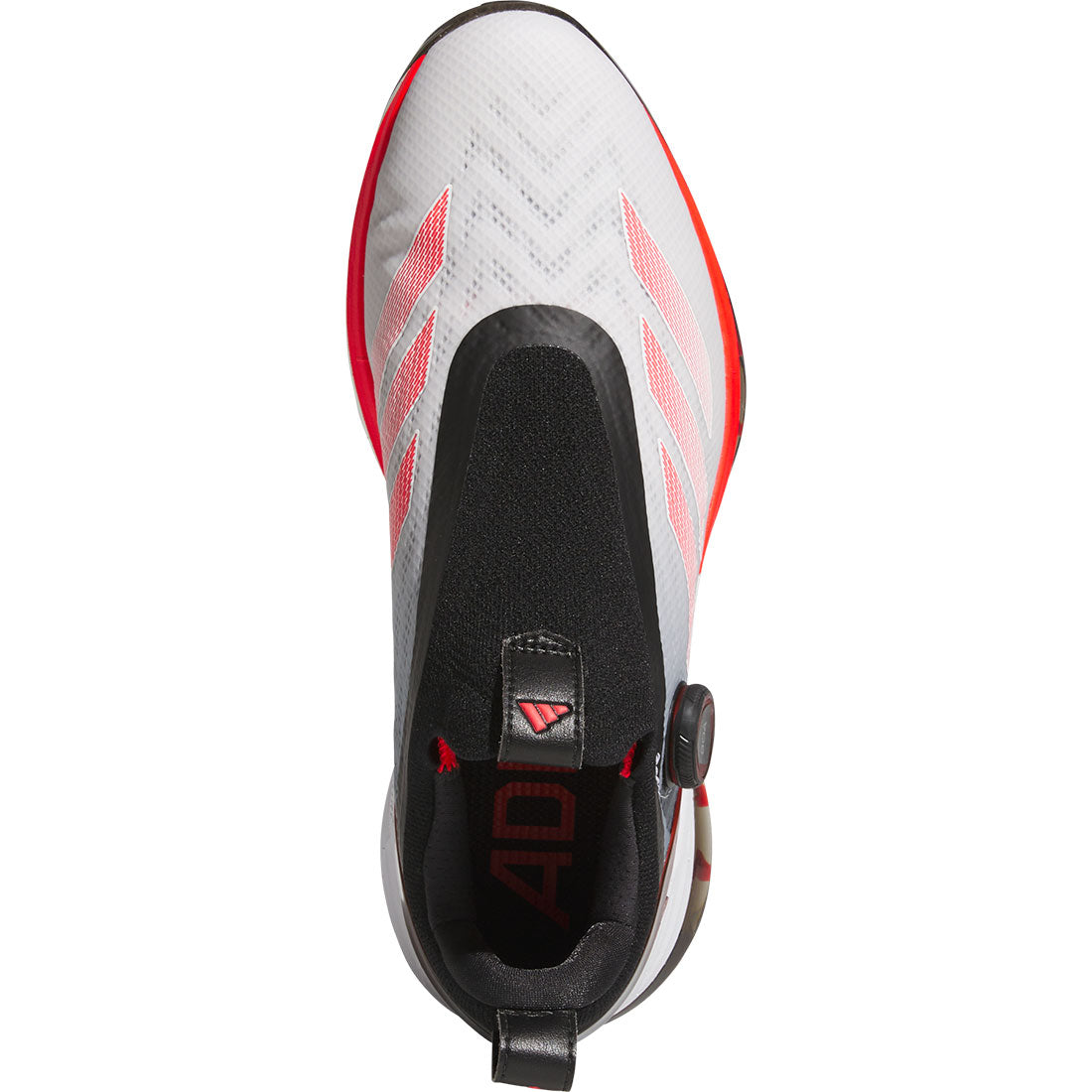Adidas Adizero ZG BOA Golf Shoes White/Lucid Red/Black