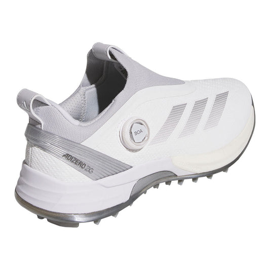 Adidas Adizero ZG BOA Golf Shoes White/Silver/Solid Grey