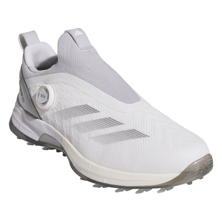 Adidas Adizero ZG BOA Golf Shoes White/Silver/Solid Grey