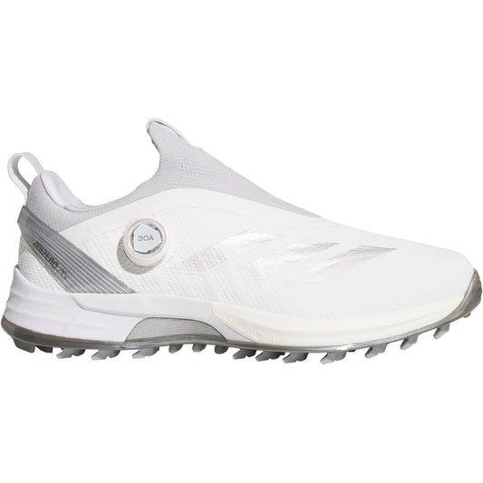 Adidas Adizero ZG BOA Golf Shoes White/Silver/Solid Grey