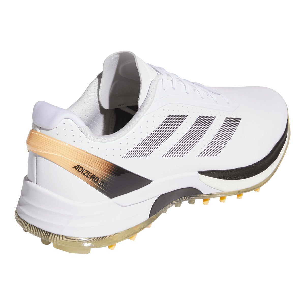 Adidas Adizero ZG Golf Shoes White/Black/Ice Tangerine