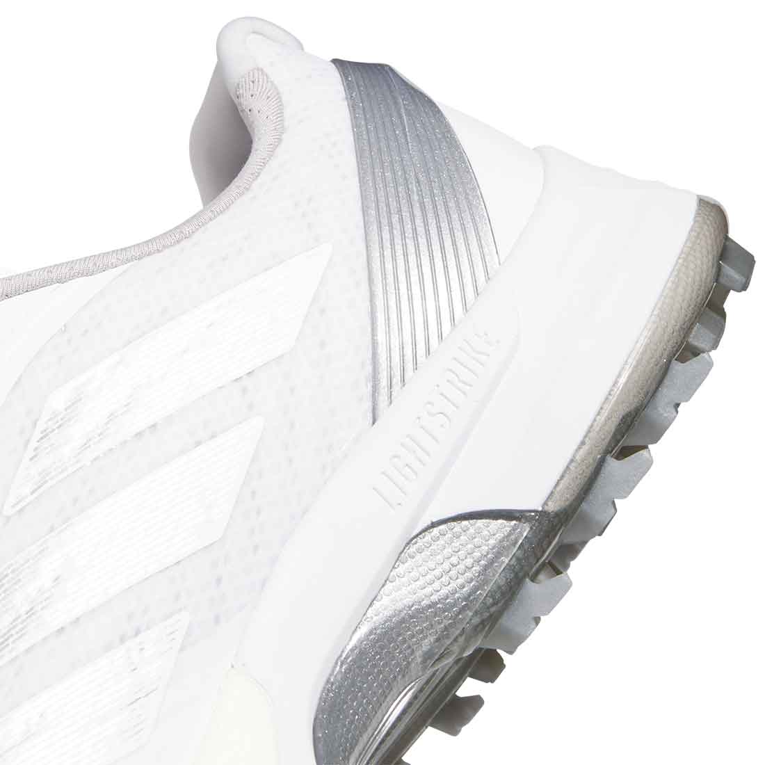 Adidas Adizero ZG Golf Shoes White/Silver/Iron Met