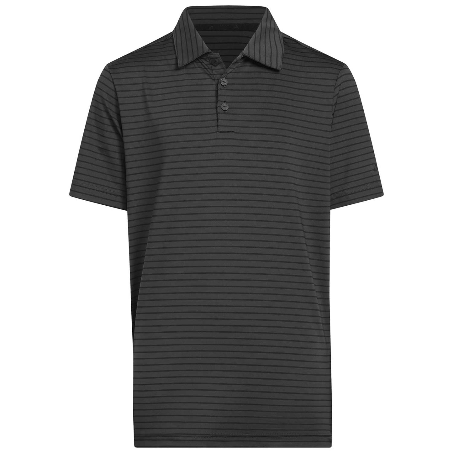 Adidas Boys Striped Golf Polo
