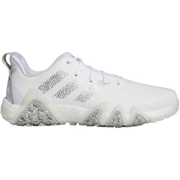 Adidas Codechaos 22 Golf Shoes White/Silver/Grey Two – Golf Discount