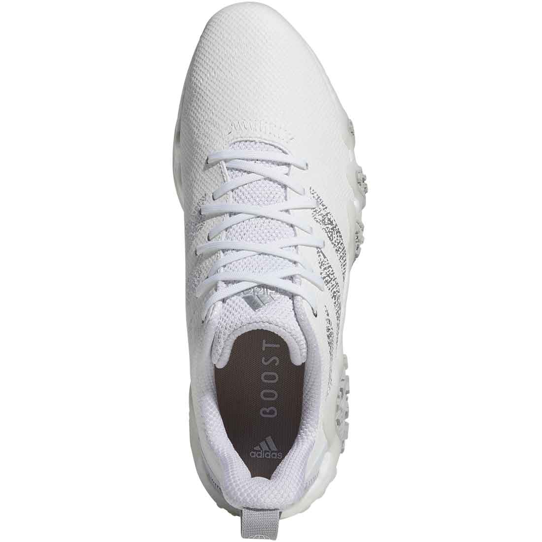 Adidas Codechaos 22 Golf Shoes White/Silver/Grey Two – Golf Discount