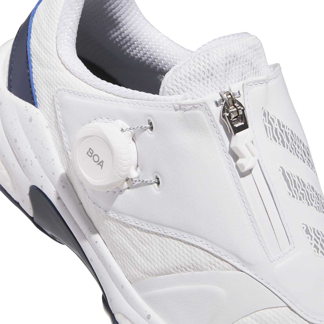 Adidas Codechaos 25 BOA Golf Shoes White/Silver/Collegiate Navy