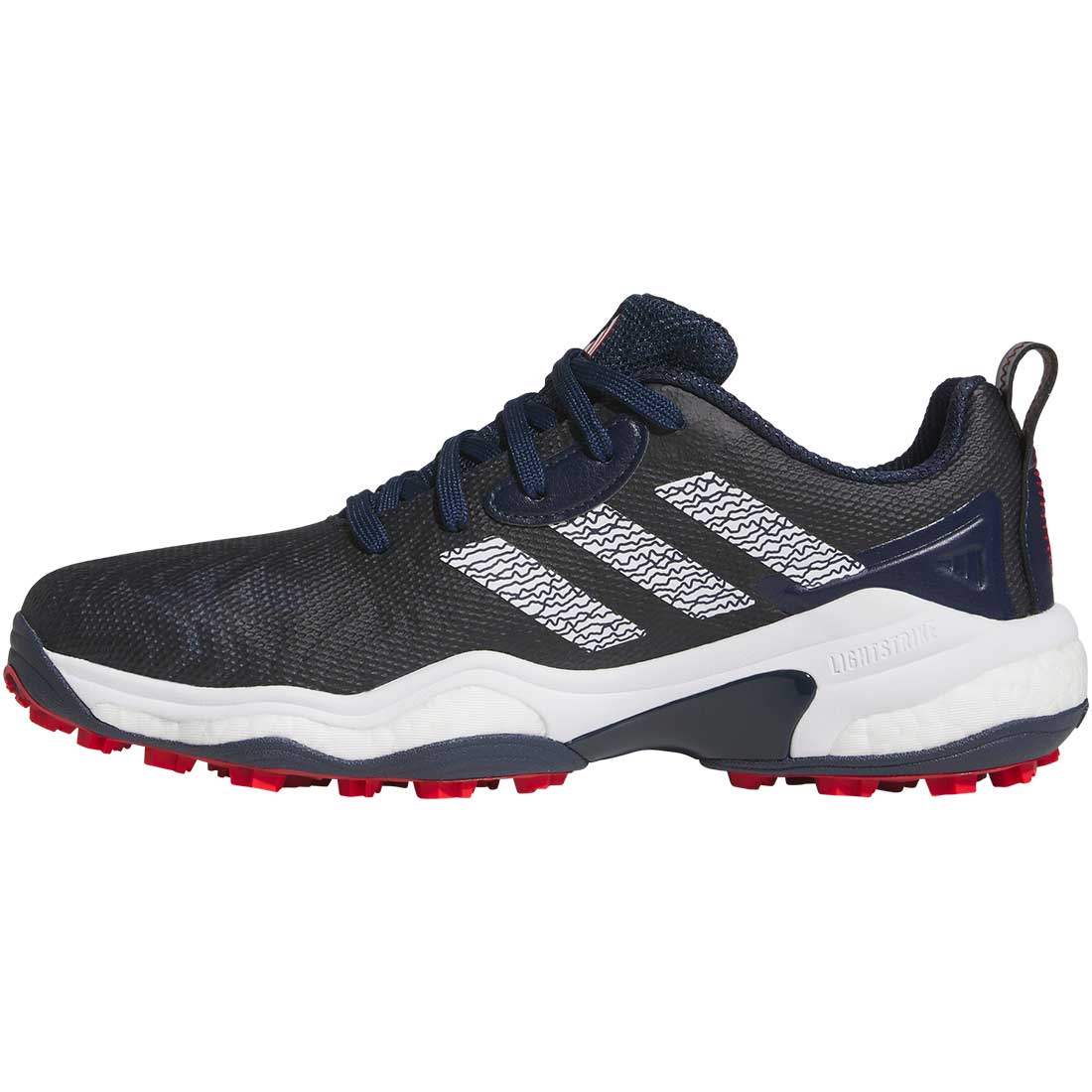 Adidas Codechaos 25 Golf Shoes Collegiate Navy/White/Better Scarlet