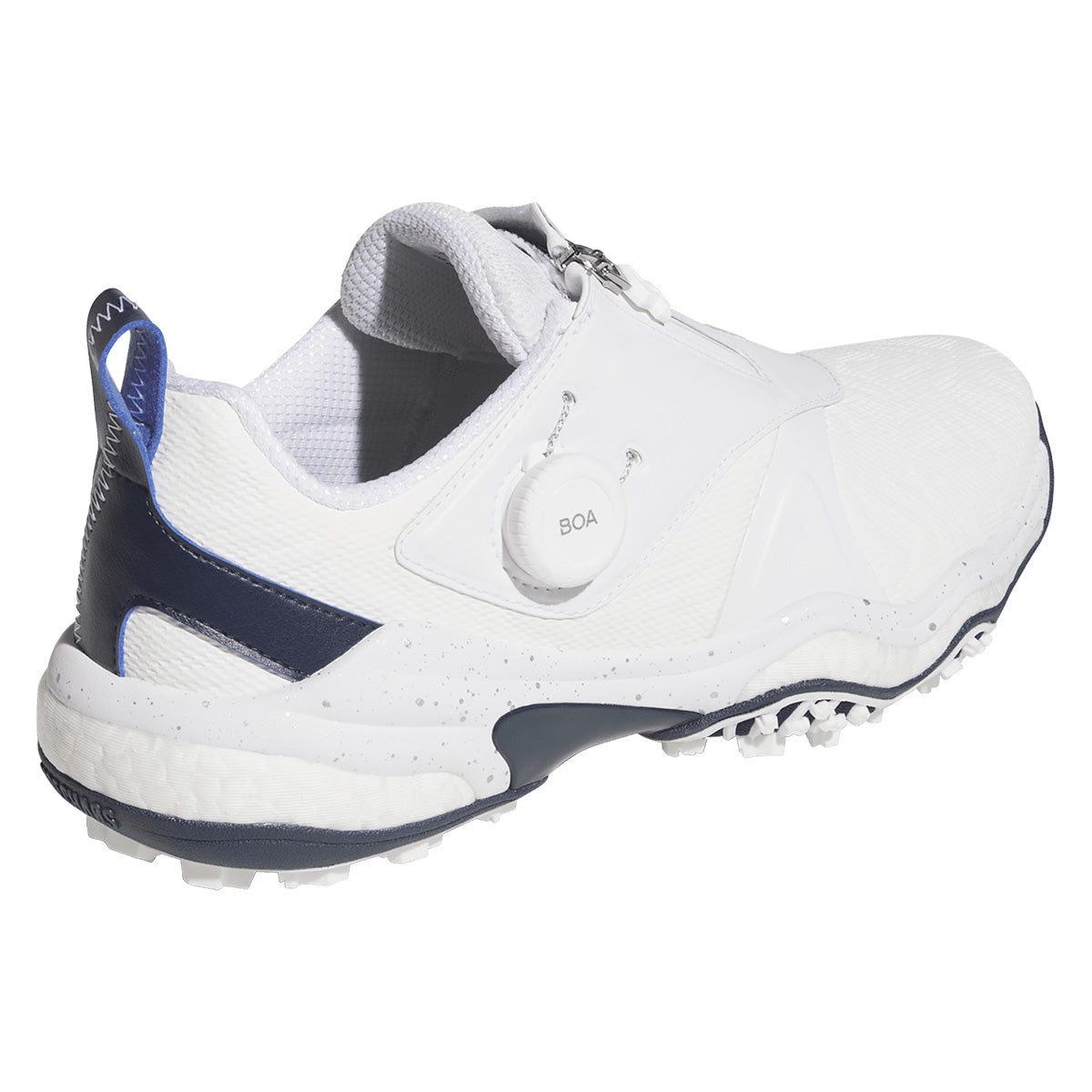Adidas Codechaos BOA 25 SL Golf Shoes Cloud White/Silver Metallic/Collegiate Navy