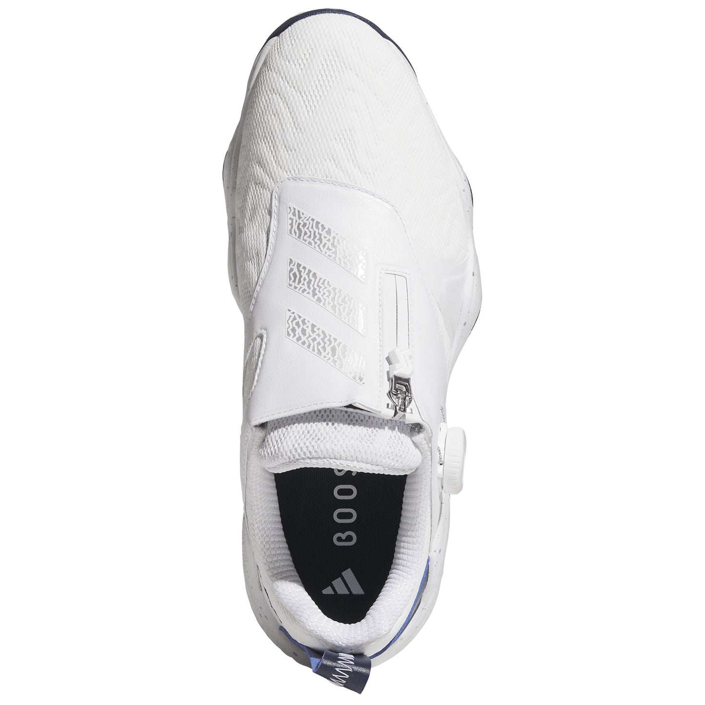 Adidas Codechaos BOA 25 SL Golf Shoes Cloud White/Silver Metallic/Collegiate Navy