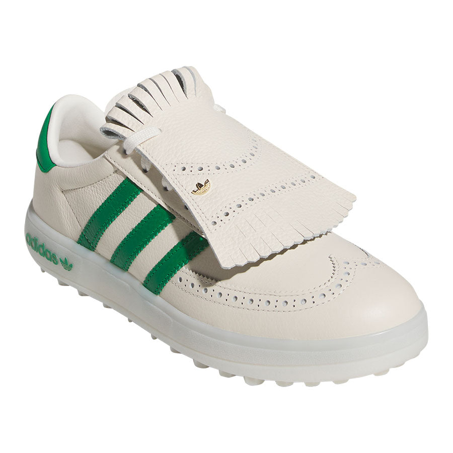 Adidas CourseCup Spikeless Golf Shoes Chalk White/Green/Almost