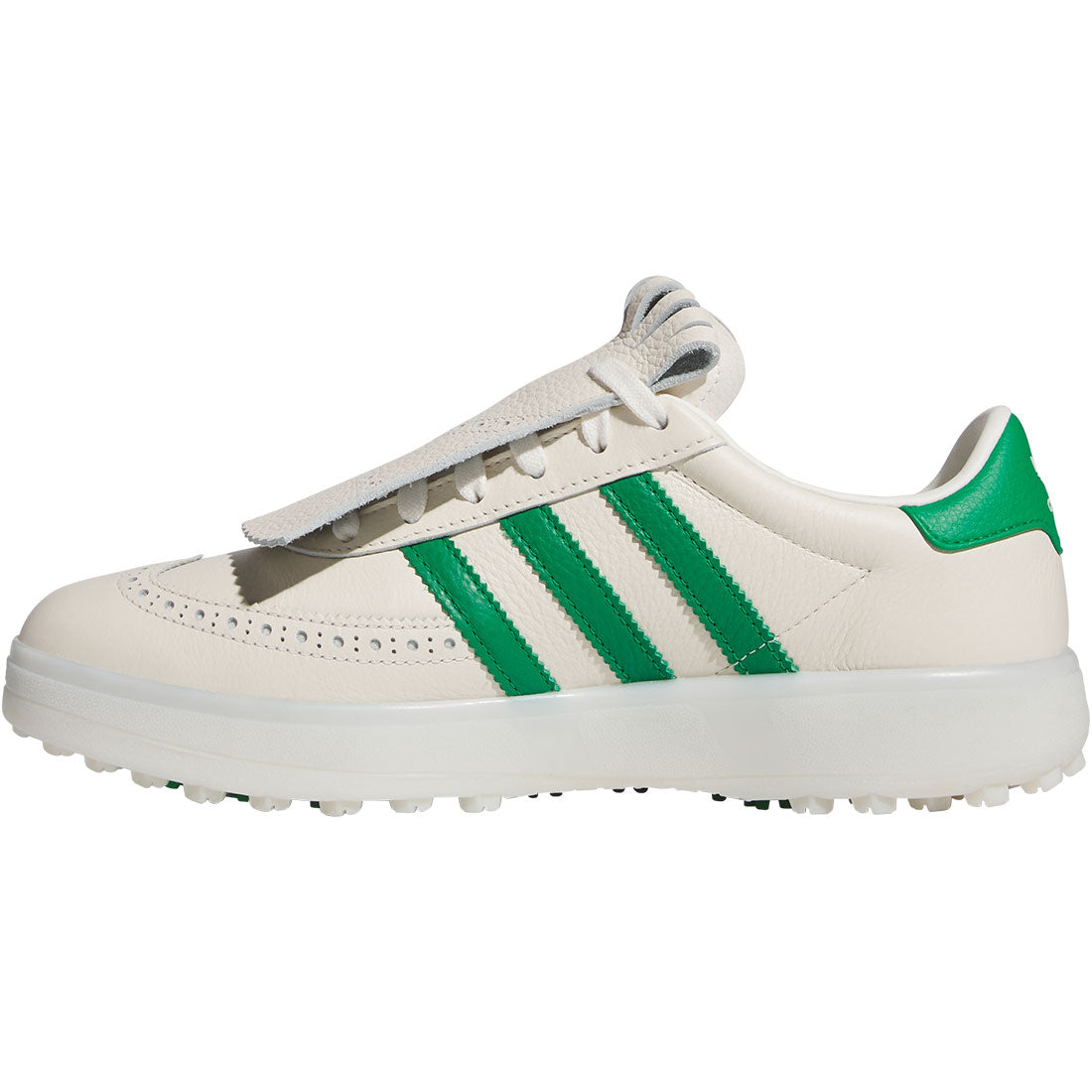 Adidas CourseCup Spikeless Golf Shoes Chalk White/Green/Almost Yellow