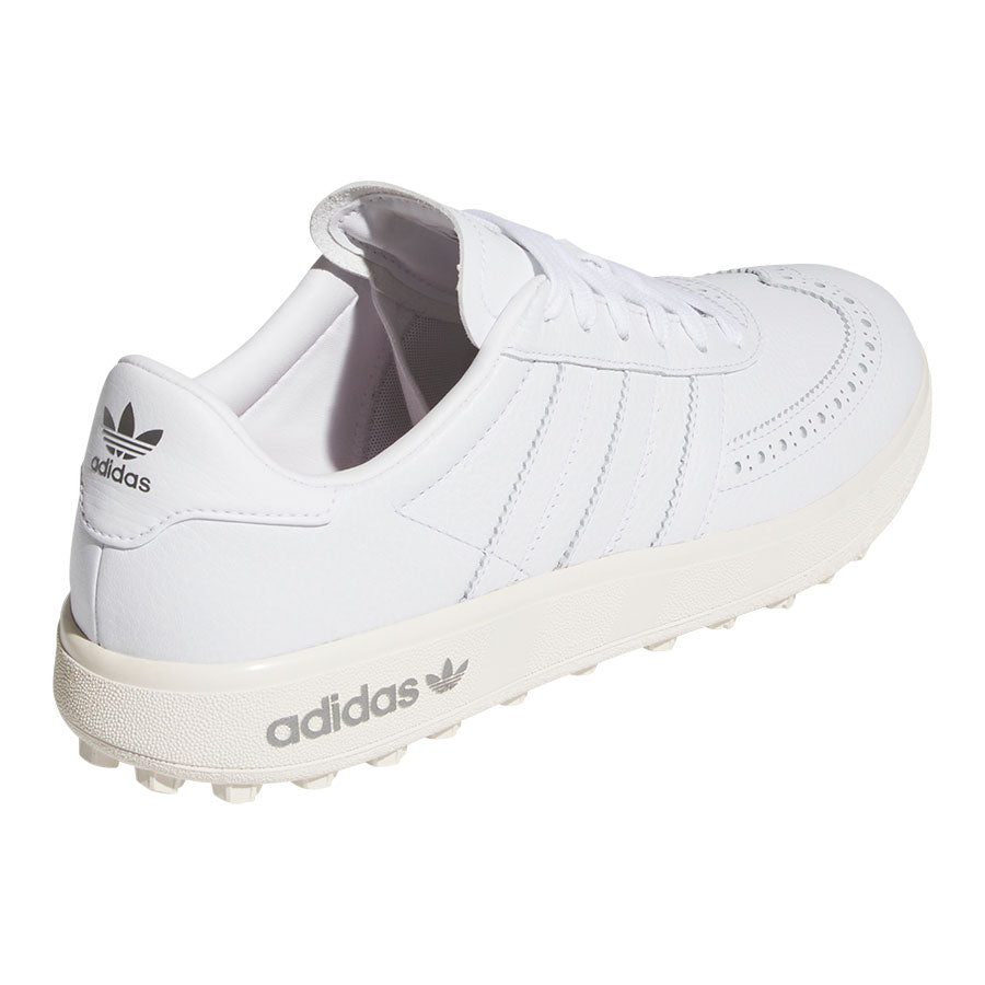 Adidas CourseCup Spikeless Golf Shoes White/Iron – Golf Discount