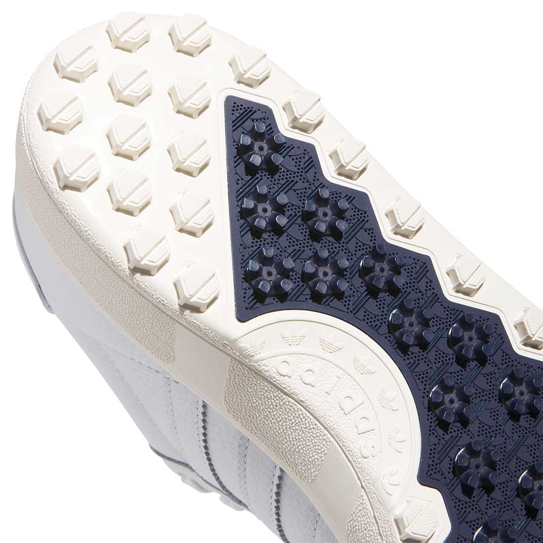 Adidas CourseCup Spikeless Golf Shoes White/Iron – Golf Discount