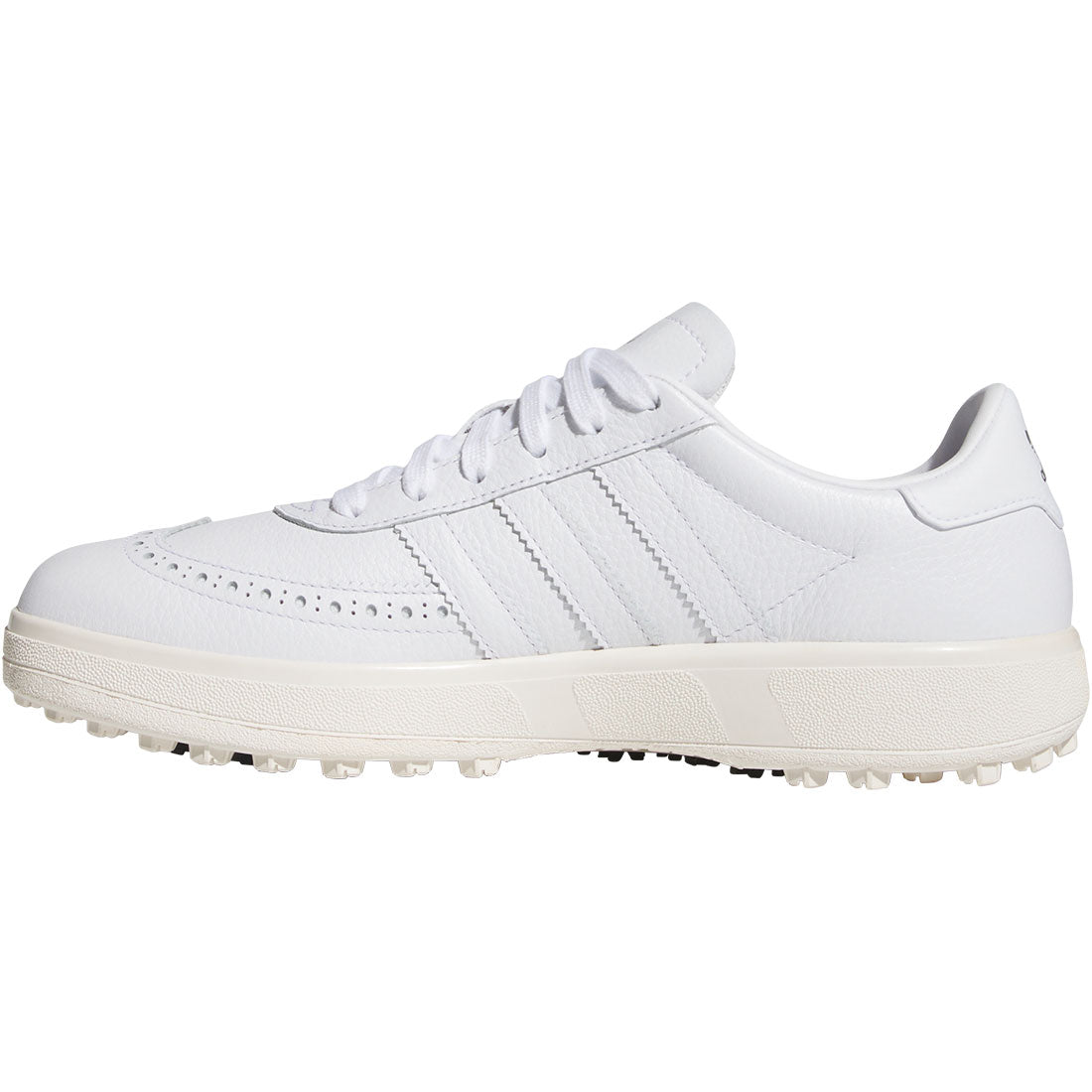 Adidas CourseCup Spikeless Golf Shoes White/Iron – Golf Discount