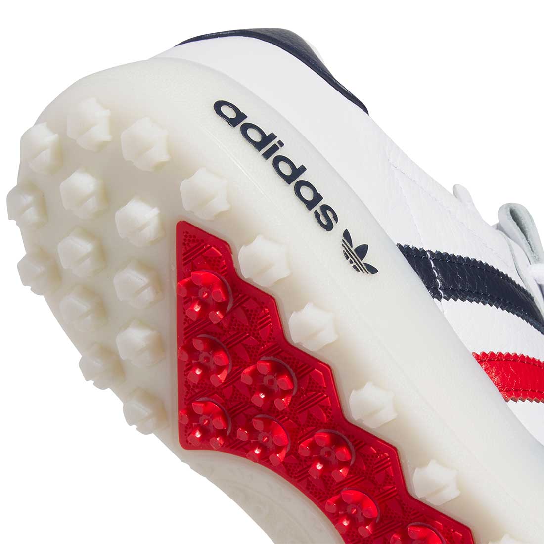 Adidas CourseCup Spikeless Golf Shoes White/Night Indigo/Better Scarlet