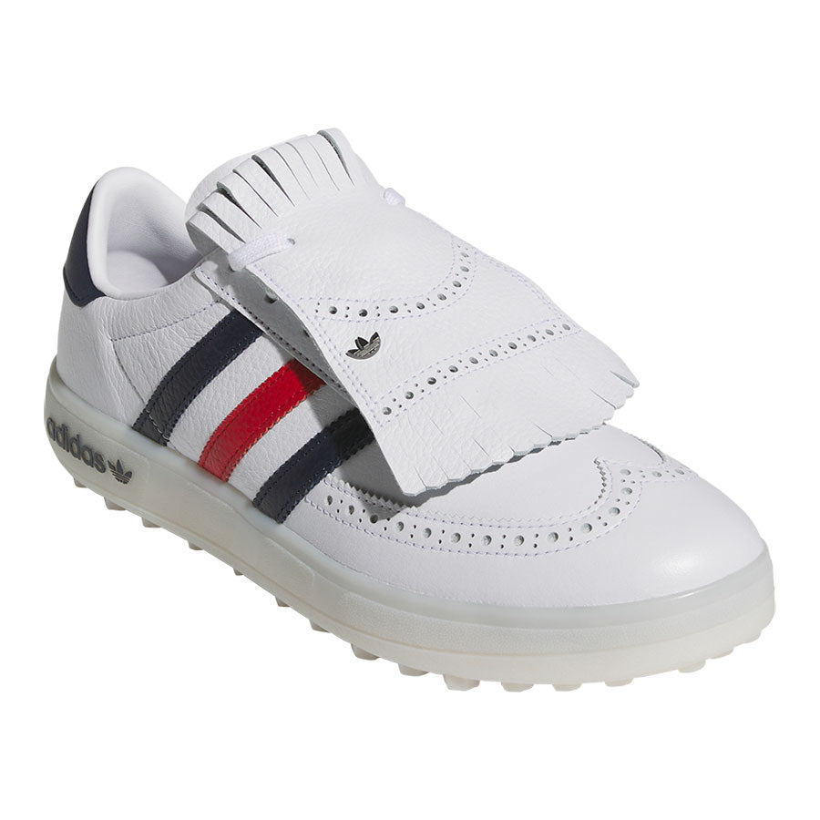 Adidas CourseCup Spikeless Golf Shoes White/Night Indigo/Better Scarlet