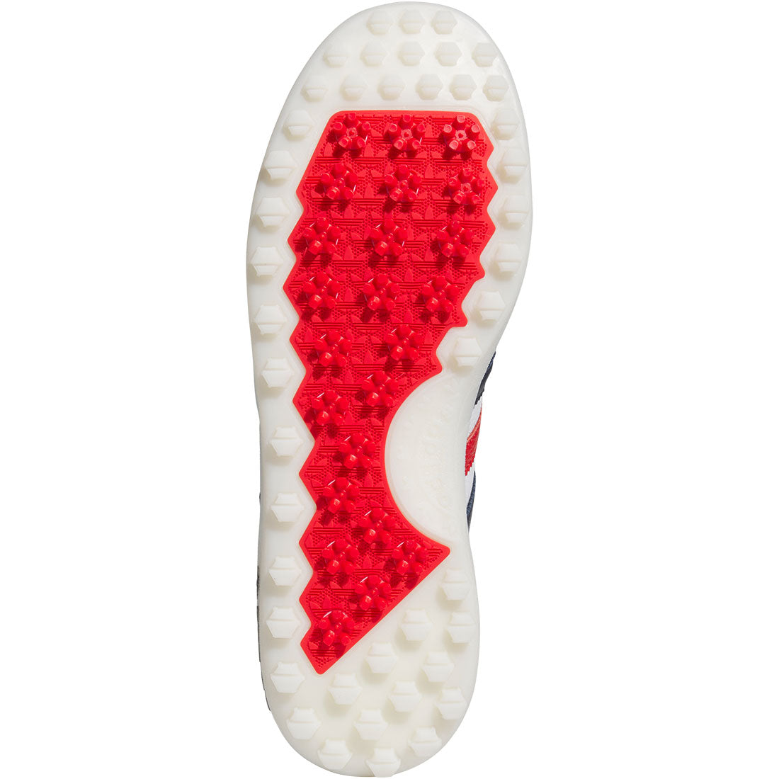 Adidas CourseCup Spikeless Golf Shoes White/Night Indigo/Better Scarlet